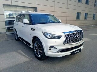 2018 Infiniti QX80 I Рестайлинг 2, белый, 4300000 рублей, вид 3
