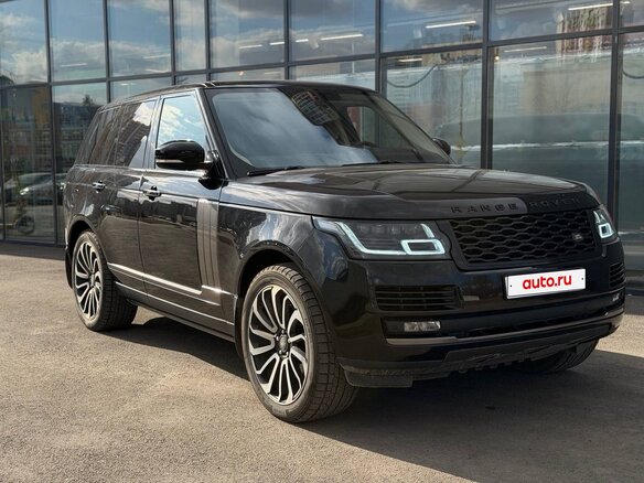 2013 Land Rover Range Rover IV, чёрный, 4000000 рублей - вид 1