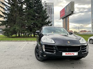 2007 Porsche Cayenne S I Рестайлинг (957), чёрный, 1100000 рублей, вид 2