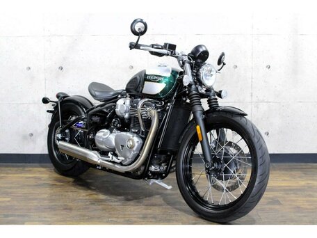 2017 Triumph Bonneville Bobber, зелёный, 1127000 рублей, вид 3
