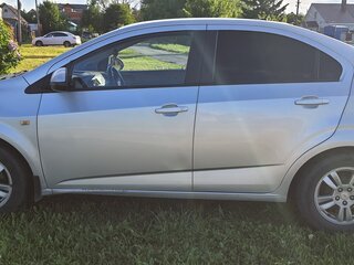 2012 Chevrolet Aveo II, серебристый, 499000 рублей, вид 4