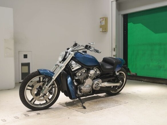 2009 Harley-Davidson V-Rod Muscle, голубой, 924000 рублей - вид 3