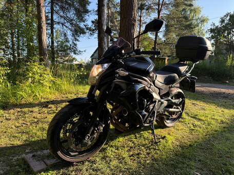 2012 Kawasaki ER-6N, чёрный, 390000 рублей, вид 4