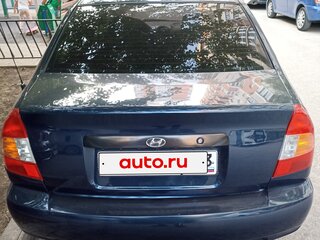 2007 Hyundai Accent ТагАЗ II, синий, 550000 рублей, вид 4