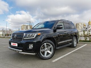 2015 Toyota Land Cruiser 200 Series Рестайлинг 1, чёрный, 4600000 рублей, вид 1