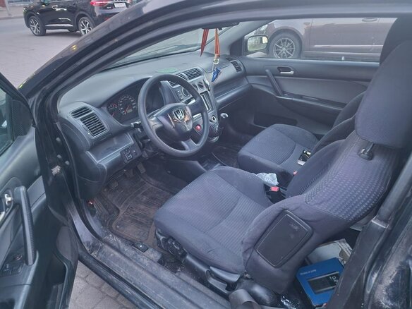 2001 Honda Civic VII, чёрный - вид 4