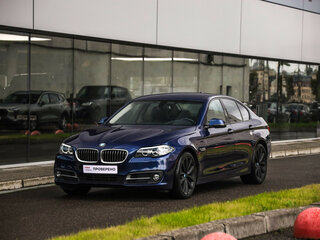 2016 BMW 5 серии 525d xDrive VI (F10/F11/F07) Рестайлинг, синий, 2649000 рублей, вид 3