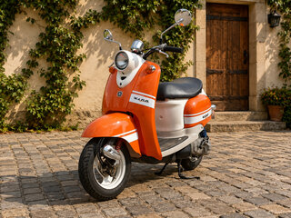 2007 Yamaha Vino 50, оранжевый, 125000 рублей, вид 1