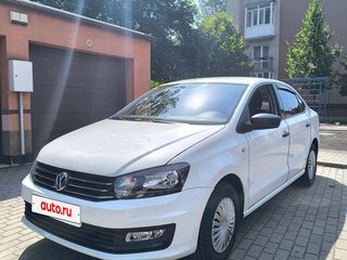 2019 Volkswagen Polo V Рестайлинг, белый, 1000000 рублей, вид 2