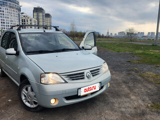 2007 Renault Logan I, серебристый, 420000 рублей, вид 1