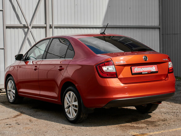 2018 Skoda Rapid I Рестайлинг, оранжевый, 1250000 рублей - вид 6