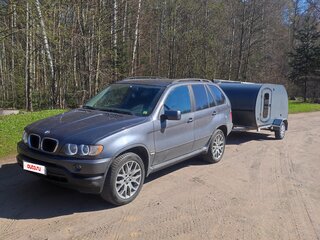 2003 BMW X5 3.0d I (E53), серый, 1299000 рублей, вид 1