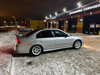 2002 Honda Civic VII, серебристый, 420000 рублей, вид 3