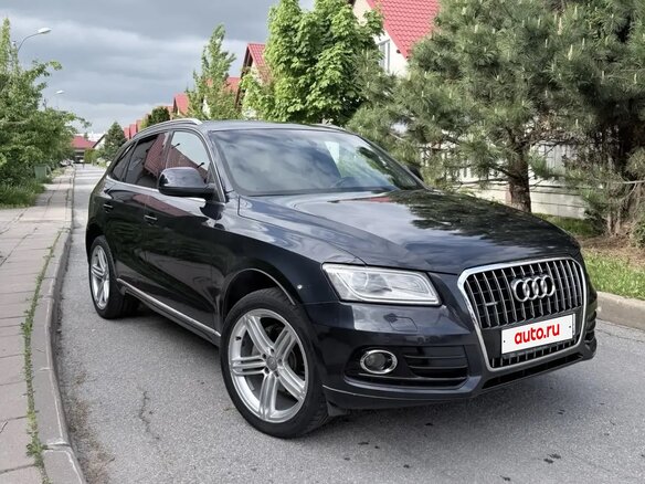 2014 Audi Q5 I (8R) Рестайлинг, синий, 2220000 рублей - вид 10