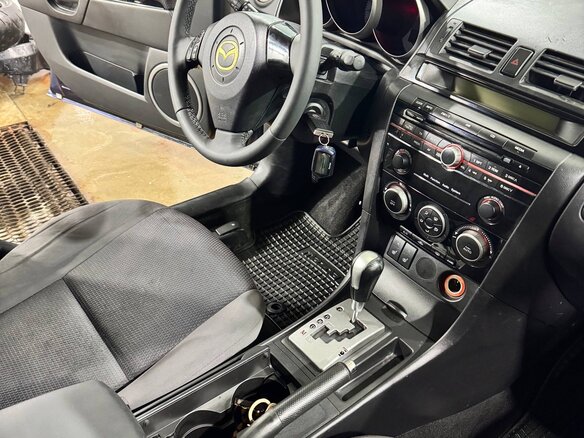 2008 Mazda 3 I (BK) Рестайлинг, синий, 620000 рублей - вид 5