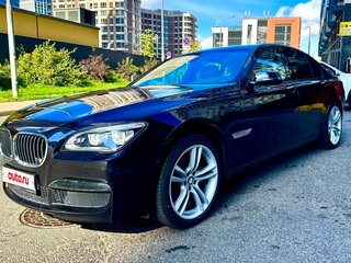 2013 BMW 7 серии 740d xDrive V (F01/F02/F04) Рестайлинг, чёрный, 2600000 рублей, вид 4