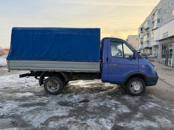 2005 ГАЗ ГАЗель (3302), синий, 590000 рублей - вид 3