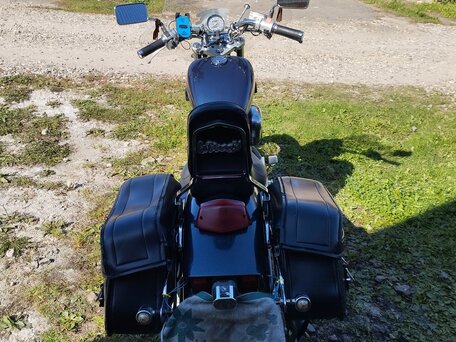 1991 Honda Steed 400, синий, 230000 рублей, вид 5