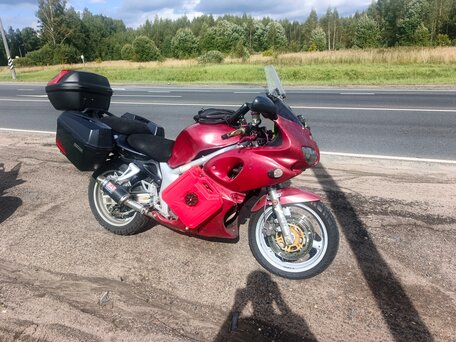 2002 Suzuki SV 650, красный, 350000 рублей, вид 2
