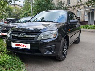 2014 Lada (ВАЗ) Granta I, чёрный, 325000 рублей, вид 1