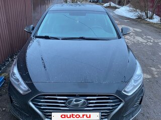 2017 Hyundai Sonata VII (LF) Рестайлинг, чёрный, 1480000 рублей, вид 2