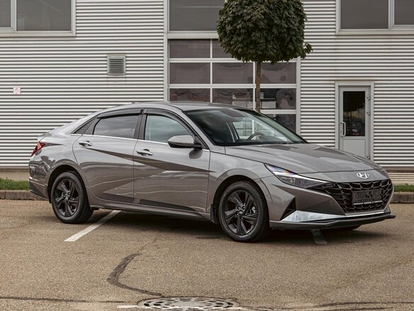 2021 Hyundai Elantra VII (CN7), серый - вид 2