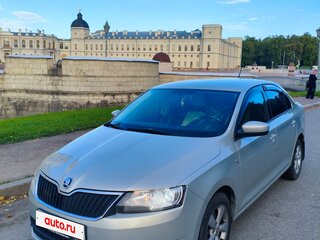 2014 Skoda Rapid I, серебристый, 800000 рублей, вид 1