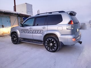 2005 Toyota Land Cruiser Prado 120 Series, серебристый, 1650000 рублей, вид 5