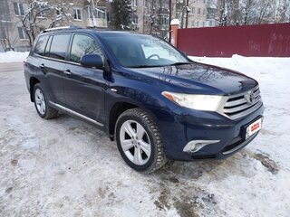 2013 Toyota Highlander II (XU40) Рестайлинг, синий, 1650000 рублей, вид 3