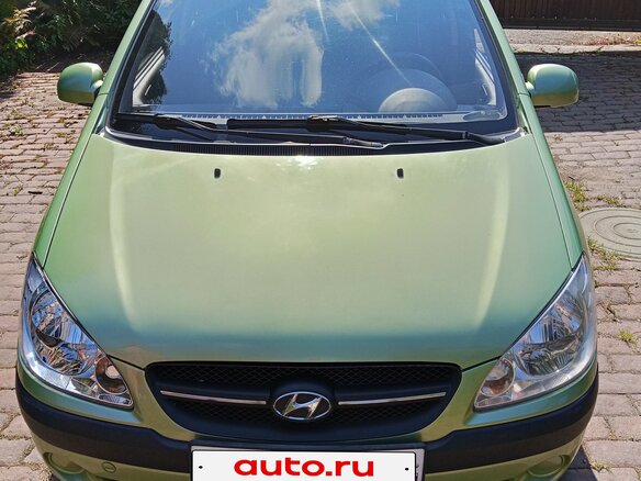 2008 Hyundai Getz I Рестайлинг, зелёный - вид 2