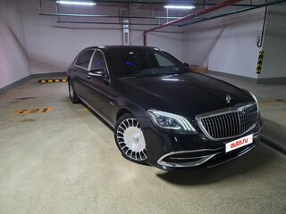 2019 Mercedes-Benz S-Класс 450 Long VI (W222, C217) Рестайлинг, чёрный, 8000000 рублей, вид 3