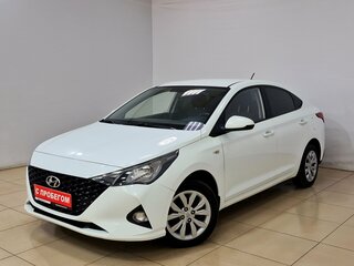 2020 Hyundai Solaris II Рестайлинг, белый, 1390000 рублей, вид 1