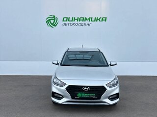 2018 Hyundai Solaris II, серебристый, 1230000 рублей, вид 2