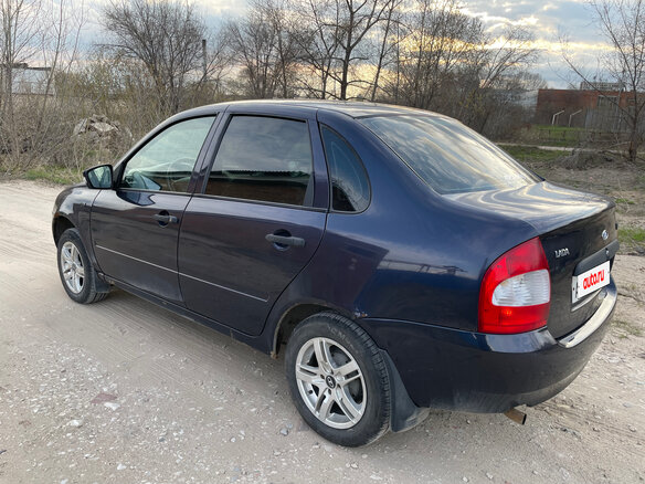 2008 Lada (ВАЗ) Kalina I, синий, 180000 рублей - вид 5