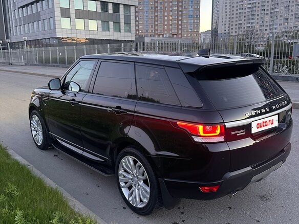 2017 Land Rover Range Rover Sport II, чёрный - вид 8