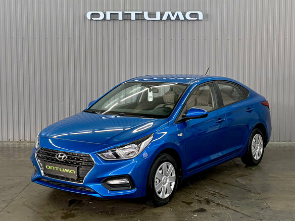 2020 Hyundai Solaris II, синий, 1527000 рублей