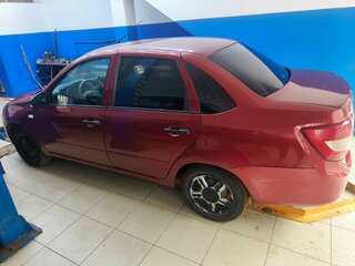 2018 Lada (ВАЗ) Granta I, красный, 420000 рублей, вид 4