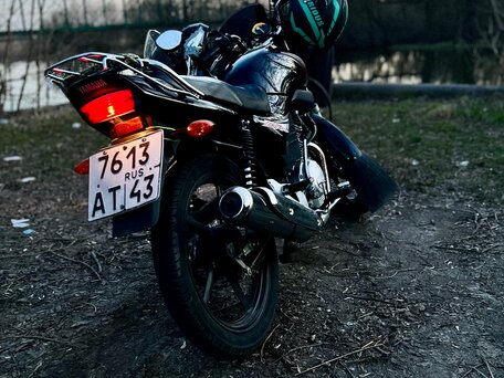 2009 Yamaha YBR125, чёрный, 170000 рублей, вид 1