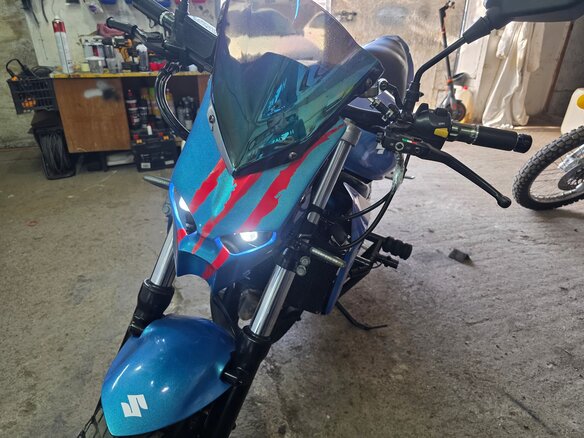 2002 Suzuki SV 650, синий, 245000 рублей - вид 12