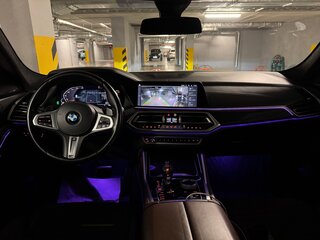 2021 BMW X6 30d III (G06), чёрный, 7500000 рублей, вид 4