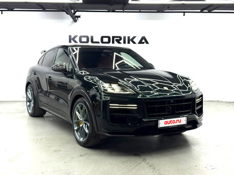 2026 Porsche Cayenne Turbo GT Coupé III Рестайлинг, зелёный, 37000000 рублей, вид 3