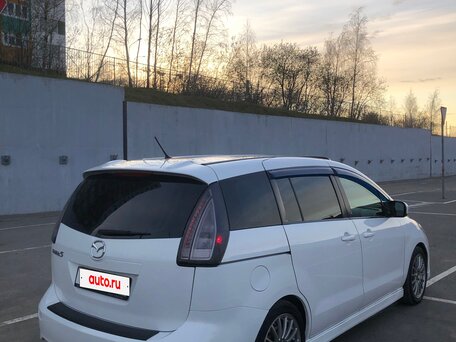 2009 Mazda 5 I (CR) Рестайлинг, белый, 935000 рублей, вид 5