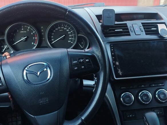 2011 Mazda 6 II (GH) Рестайлинг, серый, 935000 рублей - вид 4