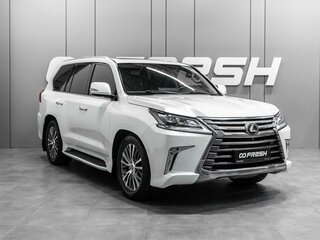 2019 Lexus LX 570 III Рестайлинг 2, белый, 9000000 рублей, вид 1