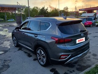 2019 Hyundai Santa Fe IV, серебристый, 2800800 рублей, вид 4