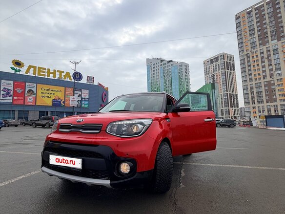 2018 Kia Soul II Рестайлинг, красный, 1590000 рублей - вид 7
