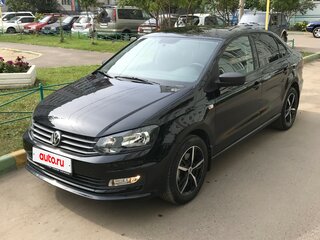 2015 Volkswagen Polo V Рестайлинг, чёрный, 1150000 рублей, вид 1