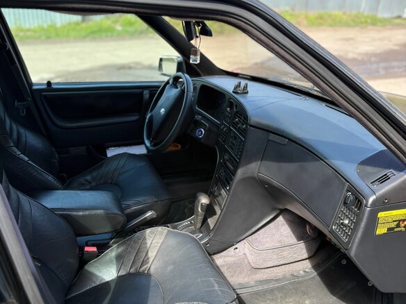 1995 Saab 9000 I Рестайлинг, чёрный - вид 8