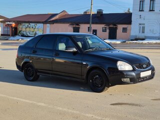 2008 Lada (ВАЗ) Priora I, чёрный, 390000 рублей, вид 2