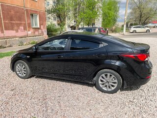 2015 Hyundai Elantra V (MD) Рестайлинг, чёрный, 1299000 рублей, вид 4